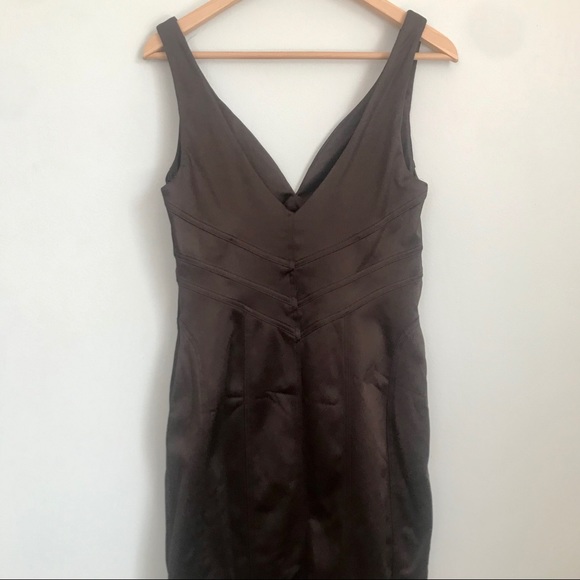 David Meister Brown Bodycon Dress - Picture 5 of 8